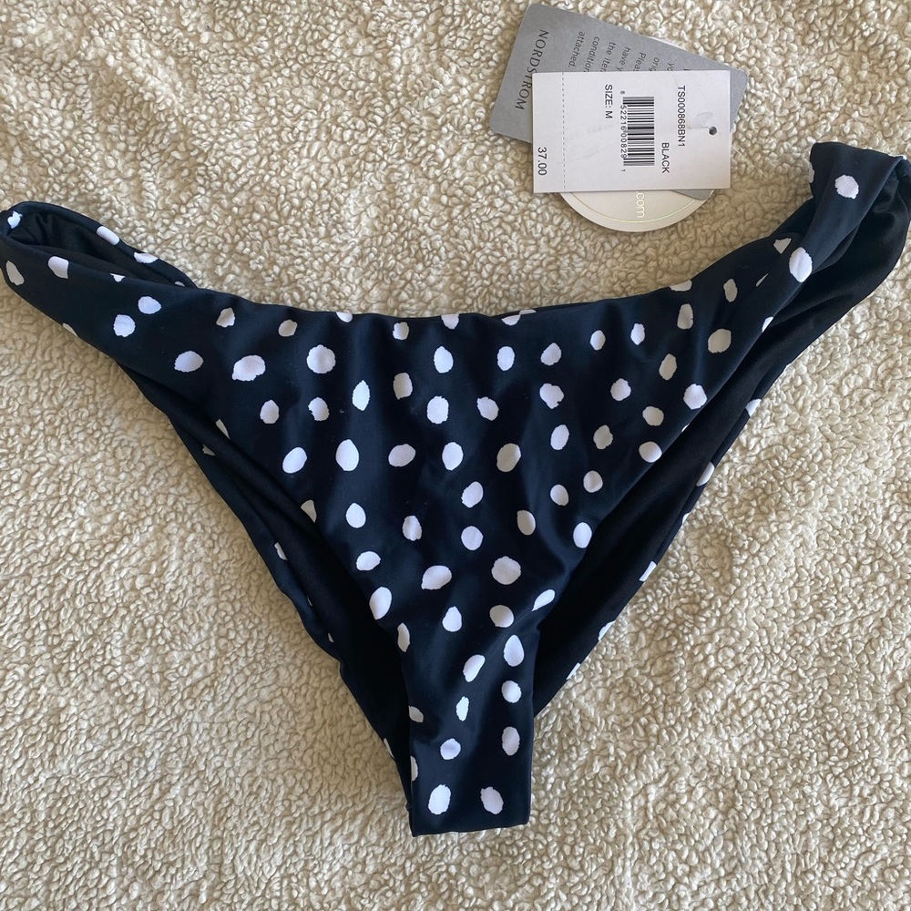 Byrds of Paradise Black and White Polk a Dot SZ M